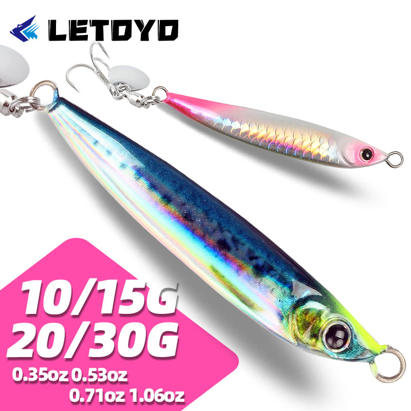 Fishing Lure Swimbait - 레토요 10-30g 테일 스피너 메탈 지그