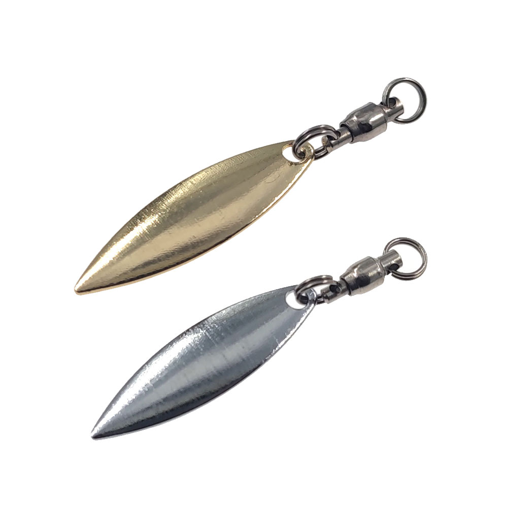 Fishing Lure Buzzbait - 10pcs Willowleaf 블레이드 스피너 미끼 낚시