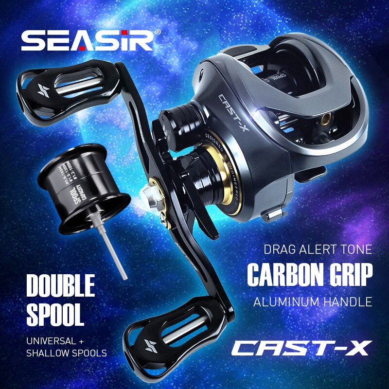 Abu Garcia Reel Max - SEASIR Cast-X 베이트캐스팅 릴 7.3:1 HS