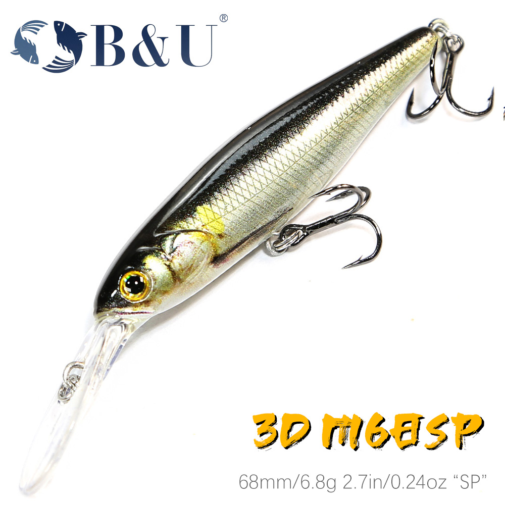 Fishing Lure Jerkbait - B & U 3D 프린팅 샤드,