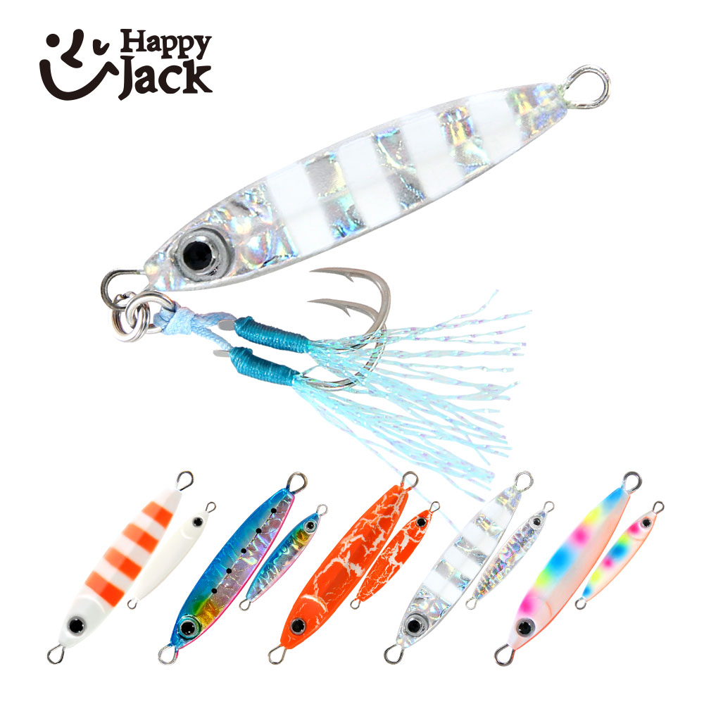 Fishing Lure Topwater - HAPPYJACK 쇼어 캐스팅 지깅 스푼 마이크로