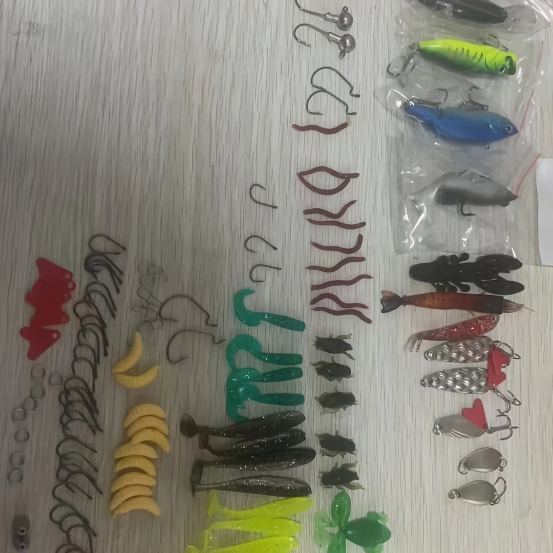 133개 프리미엄 낚시 미끼 세트, 낚시 장비 및 용품 - Fishing Lure Box 리뷰 및 가격