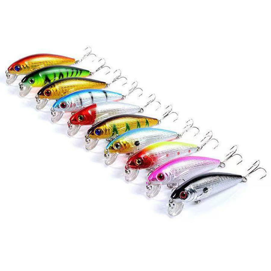 10개입 저크베이트 미노우 크랭크베이트 낚시 미끼 3D - Fishing Lure Jerkbait 리뷰 및 가격