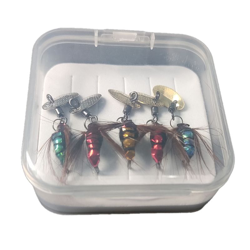 T34C 스팽글 루어 미끼 인공 플라이 훅 마이크로 오 - Fishing Lure Accessories 리뷰 및 가격
