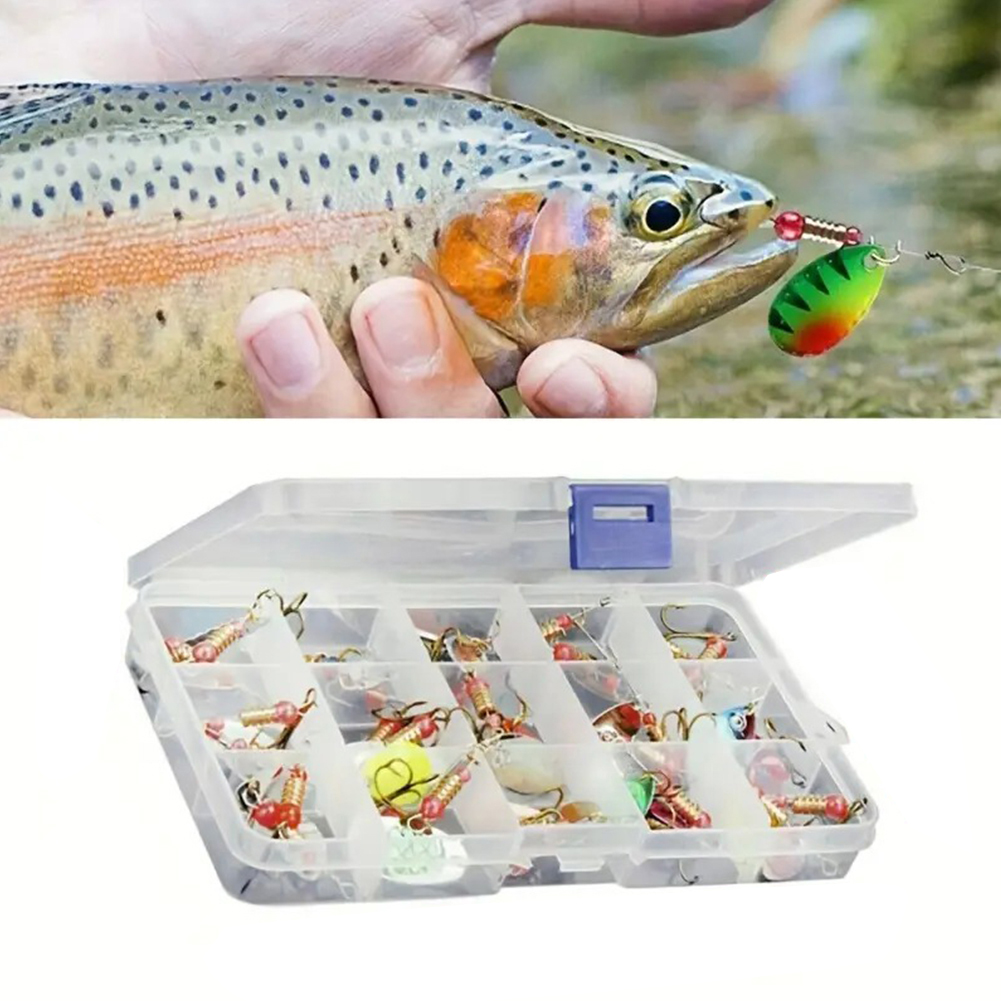 30개 금속 스푼 스피너 낚시 루어 트레블 훅 스푼베이 - Fishing Lure Spinnerbait 리뷰 및 가격